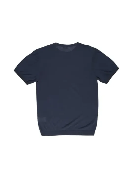 "Fashion Brand T-Shirts im Sale | "Fashion Brand Herren T-Shirt - Einfarbig Blau, Kurzarm, Rundhals - Herbst/Winter Kollektion" online kaufen"|Planet-Deluxe
