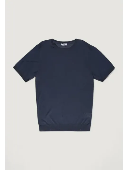 "Fashion Brand T-Shirts im Sale | "Fashion Brand Herren T-Shirt - Einfarbig Blau, Kurzarm, Rundhals - Herbst/Winter Kollektion" online kaufen"|Planet-Deluxe