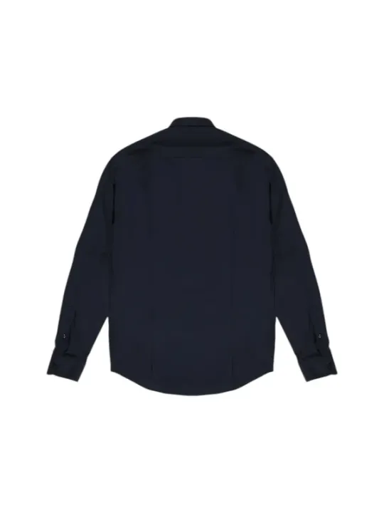 "Fashion Brand Hemden im Sale | Fashion Brand Herrenhemd – Einfarbig Blau, Klassischer Kragen, Herbst/Winter Kollektion online kaufen"|Planet-Deluxe