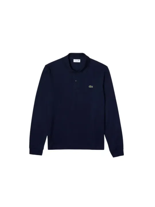 "Lacoste Poloshirts im Sale | Lacoste Herren Langarm Polo - Blau, Herbst/Winter Kollektion, Rundhalsausschnitt - Modell L1312-00 online kaufen"|Planet-Deluxe