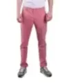 "Dondup Hosen im Sale | Dondup Herren Pantaloni - Rosa Baumwollhose mit Reißverschluss und Vordertaschen für Herbst/Winter online kaufen"|Planet-Deluxe