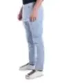 "Dondup Hosen im Sale | Dondup Herren Pantaloni - Azurblau Hosen für Frühling/Sommer mit Reißverschluss | Artikelcode: V_25194 online kaufen"|Planet-Deluxe