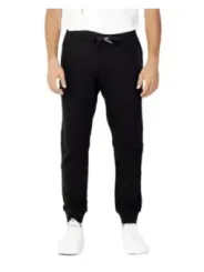 Schwarze Skinny Jeans mit Kordelzug