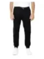 Schwarze Skinny Jeans mit Kordelzug