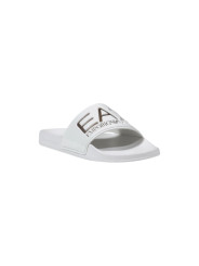 Weiße EA7 Emporio Armani Pantoletten