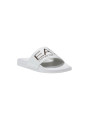Weiße EA7 Emporio Armani Pantoletten