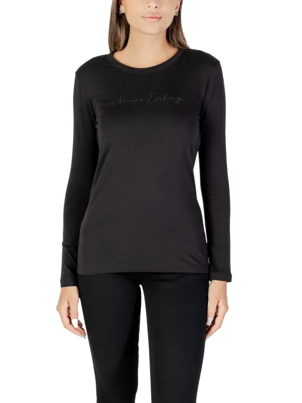 "Armani Exchange T-Shirts im Sale | Armani Exchange Damen Langarmshirt Herbst/Winter Schwarz online kaufen"|Planet-Deluxe "Armani Exchange T-Shirts im Sale | Armani Exchange Damen Langarmshirt Herbst/Winter Schwarz online kaufen"|Planet-Deluxe