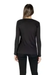 "Armani Exchange T-Shirts im Sale | Armani Exchange Damen Langarmshirt Herbst/Winter Schwarz online kaufen"|Planet-Deluxe