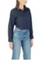 "Only Hemden im Sale | Only Damen Bluse Blau mit Strass für Herbst/Winter online kaufen"|Planet-Deluxe