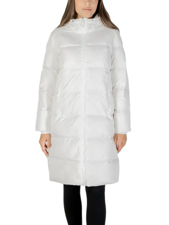 "Armani Exchange Jacken im Sale | Armani Exchange Damen Jacke Weiß Herbst/Winter Kapuze online kaufen"|Planet-Deluxe