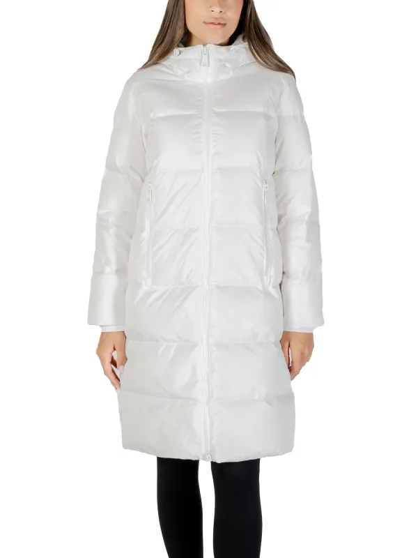 "Armani Exchange Jacken im Sale | Armani Exchange Damen Jacke Weiß Herbst/Winter Kapuze online kaufen"|Planet-Deluxe