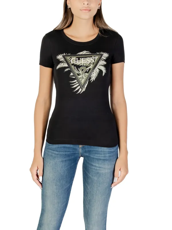 "Guess T-Shirts im Sale | Guess Herbst Damen TShirt Schwarz mit Druck online kaufen"|Planet-Deluxe "Guess T-Shirts im Sale | Guess Herbst Damen TShirt Schwarz mit Druck online kaufen"|Planet-Deluxe