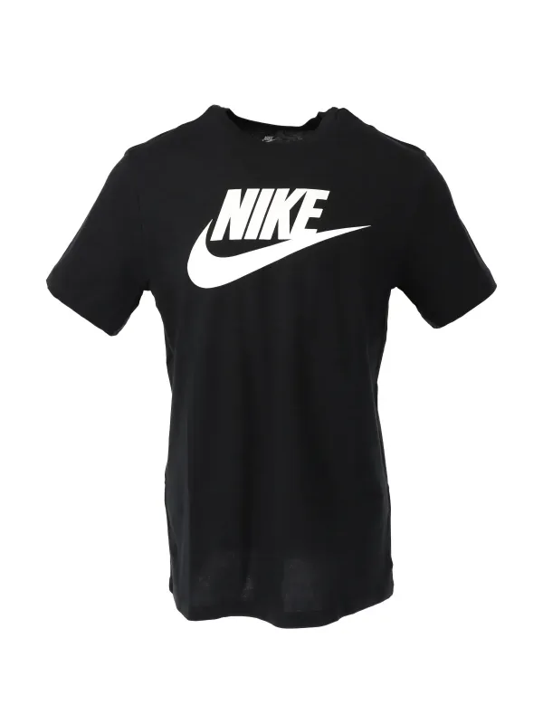 Schwarzes Nike-T-Shirt mit Logo