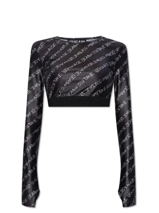 "Versace Jeans Couture Tops im Sale | Versace Jeans Couture - Versace Jeans Couture Top Donna online kaufen"|Planet-Deluxe