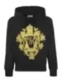 "Versace Jeans Couture Sweatshirts im Sale | Versace Jeans Couture Herren Fleece-Hoodie mit Druckmuster – Herbst/Winter, Schwarz, 100% Baumwolle, EBO_818 online kaufen"|Planet-Deluxe
