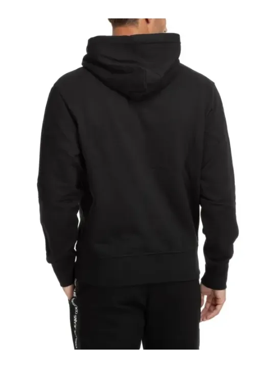 "Versace Jeans Couture Sweatshirts im Sale | Versace Jeans Couture Herren Fleece-Hoodie mit Druckmuster – Herbst/Winter, Schwarz, 100% Baumwolle, EBO_818 online kaufen"|Planet-Deluxe