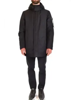 Peuterey Herrenjacke Blau - Herbst/Winter Kapuze & Zip
