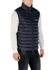 "Armani Exchange Westen im Sale | Armani Exchange Herren Gilet - Ärmellose Weste für Herbst/Winter, Blau, Mit Reißverschluss und Vordertaschen - 100% Polyamid, online kaufen"|Planet-Deluxe