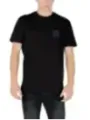 "Armani Exchange T-Shirts im Sale | Armani Exchange Herren T-Shirt Herbst/Winter - Schwarzes Rundhals-T-Shirt mit Print, Kurzarm, 100% Baumwolle (Artikelcode: XM001 online kaufen"|Planet-Deluxe