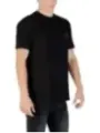 "Armani Exchange T-Shirts im Sale | Armani Exchange Herren T-Shirt Herbst/Winter - Schwarzes Rundhals-T-Shirt mit Print, Kurzarm, 100% Baumwolle (Artikelcode: XM001 online kaufen"|Planet-Deluxe