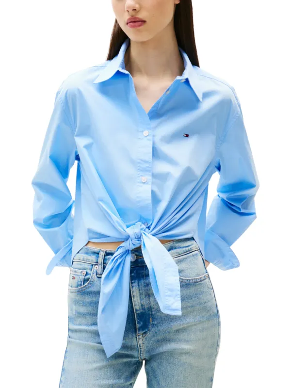 "Tommy Hilfiger Jeans Hemden im Sale | Tommy Hilfiger Damen Hemd Azurblau Bio-Baumwolle online kaufen"|Planet-Deluxe "Tommy Hilfiger Jeans Hemden im Sale | Tommy Hilfiger Damen Hemd Azurblau Bio-Baumwolle online kaufen"|Planet-Deluxe