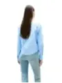 "Tommy Hilfiger Jeans Hemden im Sale | Tommy Hilfiger Damen Hemd Azurblau Bio-Baumwolle online kaufen"|Planet-Deluxe