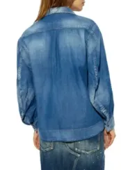 "Dsquared2 Hemden im Sale | Herbstblau Damenhemd Dsquared2 online kaufen"|Planet-Deluxe