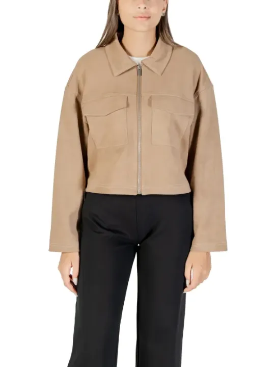 "Only Blazer im Sale | Only Damen Kostümjacke Beige HW Reißverschluss online kaufen"|Planet-Deluxe