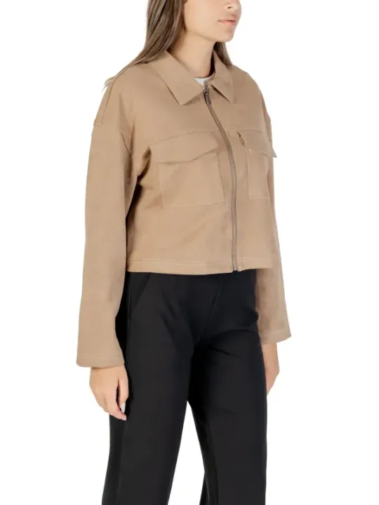 "Only Blazer im Sale | Only Damen Kostümjacke Beige HW Reißverschluss online kaufen"|Planet-Deluxe
