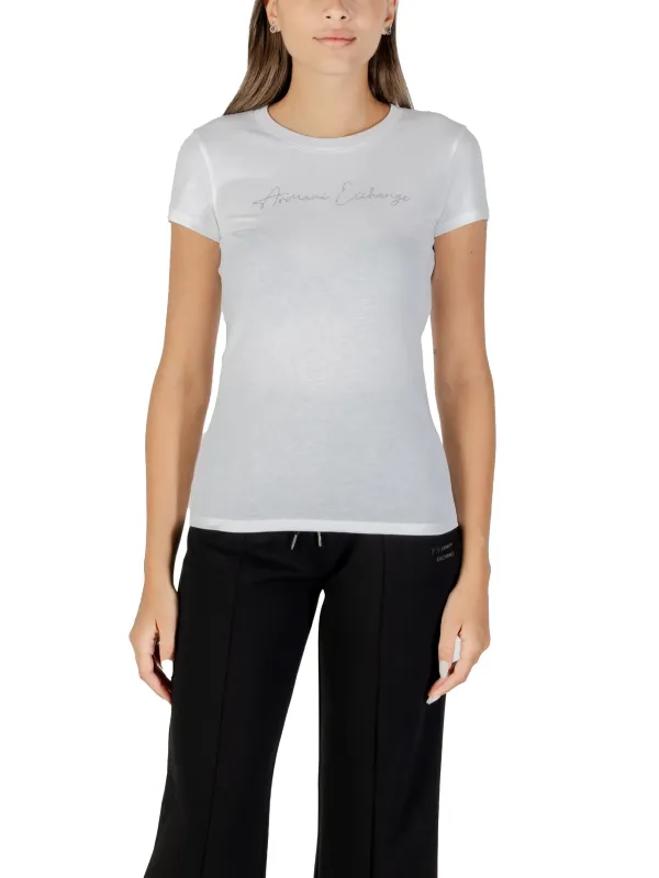 "Armani Exchange T-Shirts im Sale | Armani Exchange Damen Strass T-Shirt Herbst Winter Weiß online kaufen"|Planet-Deluxe "Armani Exchange T-Shirts im Sale | Armani Exchange Damen Strass T-Shirt Herbst Winter Weiß online kaufen"|Planet-Deluxe