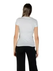 "Armani Exchange T-Shirts im Sale | Armani Exchange Damen Strass T-Shirt Herbst Winter Weiß online kaufen"|Planet-Deluxe