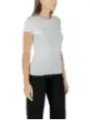 "Armani Exchange T-Shirts im Sale | Armani Exchange Damen Strass T-Shirt Herbst Winter Weiß online kaufen"|Planet-Deluxe