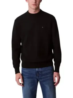 "Calvin Klein Herrenpullover Schwarz – Eleganz für Herbst/Winter"