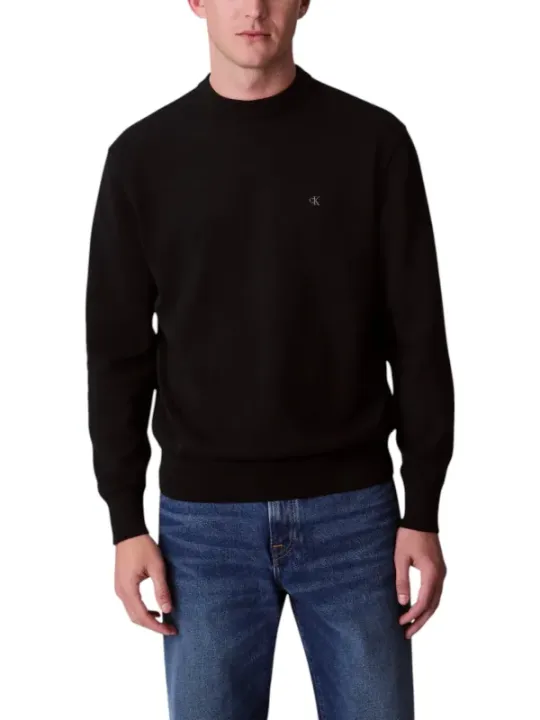 "Calvin Klein Jeans Pullover im Sale | Calvin Klein Herrenpullover Schwarz Herbst/Winter online kaufen"|Planet-Deluxe