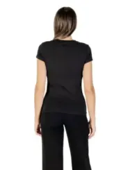 "Armani Exchange T-Shirts im Sale | Armani Exchange Damen Strass TShirt Schwarz HerbstWinter online kaufen"|Planet-Deluxe