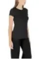 "Armani Exchange T-Shirts im Sale | Armani Exchange Damen Strass TShirt Schwarz HerbstWinter online kaufen"|Planet-Deluxe