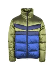 Grüne Bikkembergs Daunenjacke mit Reißverschluss