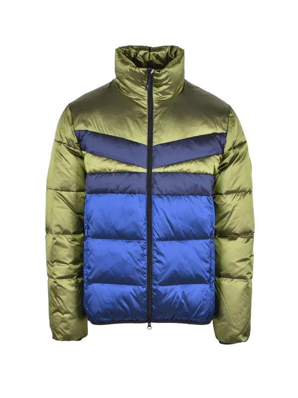 Grüne Bikkembergs Daunenjacke mit Reißverschluss Grüne Bikkembergs Daunenjacke mit Reißverschluss