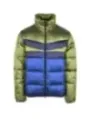 Grüne Bikkembergs Daunenjacke mit Reißverschluss