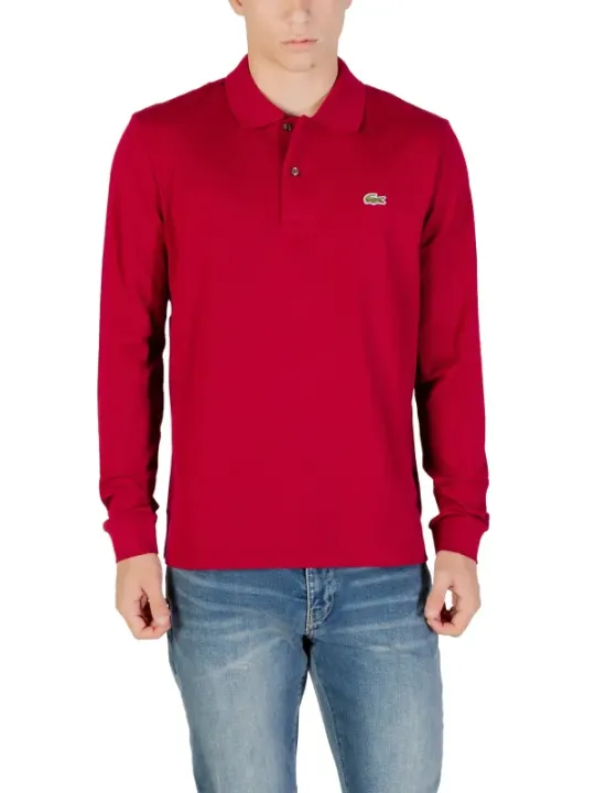 "Lacoste Poloshirts im Sale | Lacoste Herren Langarm Polo Bordeaux Herbst Winter online kaufen"|Planet-Deluxe