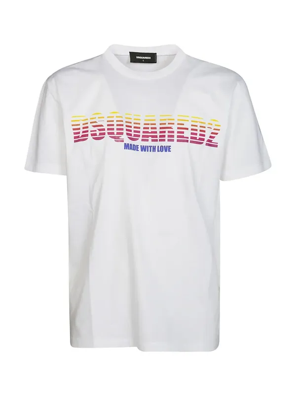 "Dsquared2 T-Shirts im Sale | Dsquared2 Herren TShirt Weiß Druck Frühling Sommer online kaufen"|Planet-Deluxe "Dsquared2 T-Shirts im Sale | Dsquared2 Herren TShirt Weiß Druck Frühling Sommer online kaufen"|Planet-Deluxe