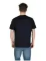 "Armani Exchange T-Shirts im Sale | Armani Exchange Herren Blaues Druck TShirt Herbst/Winter online kaufen"|Planet-Deluxe