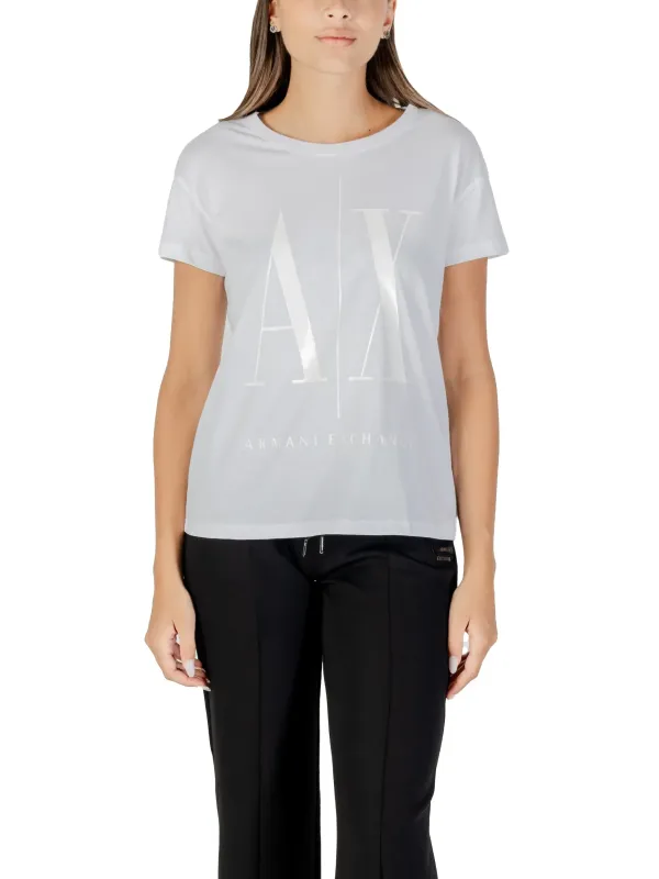 "Armani Exchange T-Shirts im Sale | Armani Exchange Damen T-Shirt Herbst/Winter Weiß 100% Baumwolle online kaufen"|Planet-Deluxe "Armani Exchange T-Shirts im Sale | Armani Exchange Damen T-Shirt Herbst/Winter Weiß 100% Baumwolle online kaufen"|Planet-Deluxe