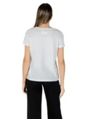 "Armani Exchange T-Shirts im Sale | Armani Exchange Damen T-Shirt Herbst/Winter Weiß 100% Baumwolle online kaufen"|Planet-Deluxe