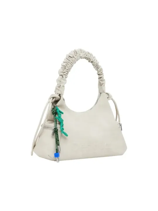 "Desigual Einzelstücke & Seltenheiten im Sale | Herbst Winter Desigual Beige Handtasche mit Reißverschluss online kaufen"|Planet-Deluxe