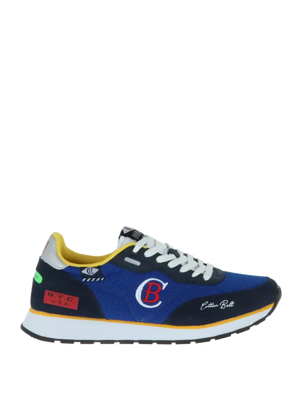 Bunte Nylon-Sneakers mit Gummisohle Bunte Nylon-Sneakers mit Gummisohle