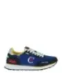Bunte Nylon-Sneakers mit Gummisohle