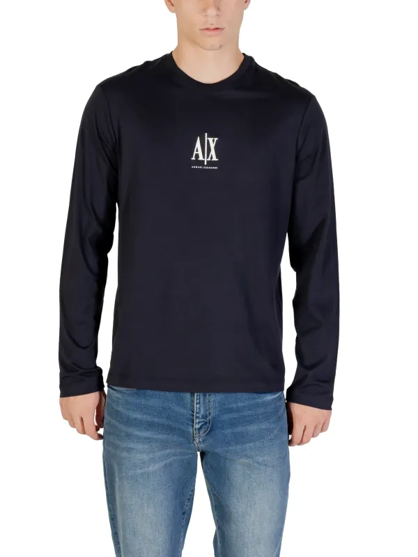 "Armani Exchange T-Shirts im Sale | Armani Exchange Herren Langarmshirt Blau Druck 100 Baumwolle online kaufen"|Planet-Deluxe "Armani Exchange T-Shirts im Sale | Armani Exchange Herren Langarmshirt Blau Druck 100 Baumwolle online kaufen"|Planet-Deluxe