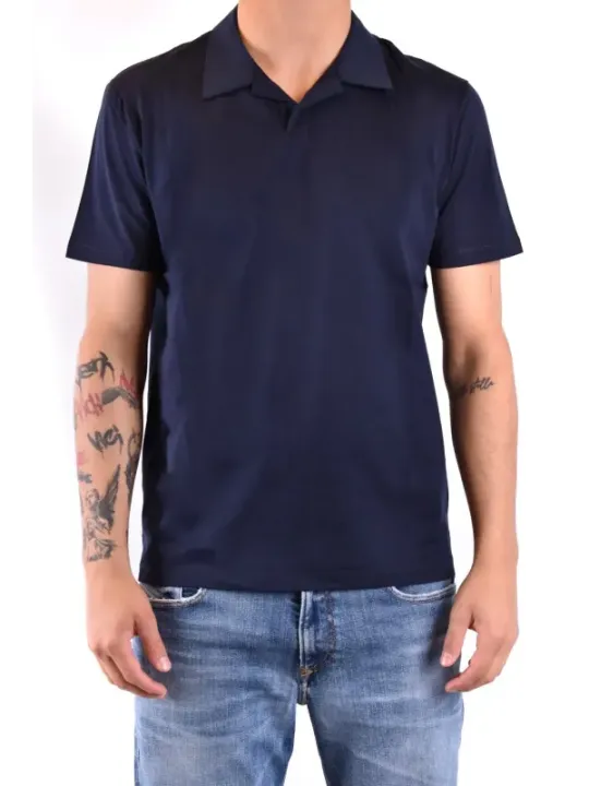 "Dondup Poloshirts im Sale | Dondup Herren Polo Blau Baumwolle Kurzarm Frühjahr Sommer online kaufen"|Planet-Deluxe