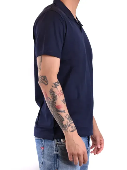 "Dondup Poloshirts im Sale | Dondup Herren Polo Blau Baumwolle Kurzarm Frühjahr Sommer online kaufen"|Planet-Deluxe